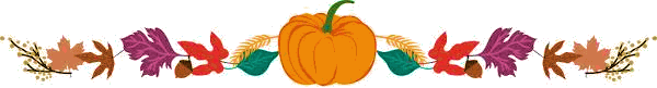 pumpkin and leaf divider